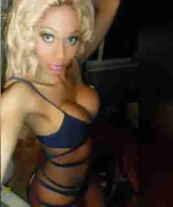 Nigerian transgender, Miss Sahhara flaunts her curves in cut-out bikini